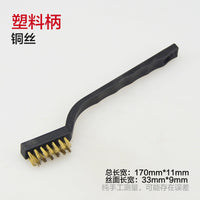 Wood Handle Wire Brush for Metal Surface Cleaning and Rust Removal