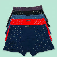 Boxers in Soft Bamboo Modal Blend for Everyday Wear, Moisture Wicking Breathable Underwear, Mid-Rise Waist Design, All Season Comfort