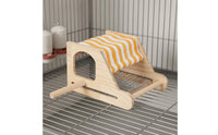 Indoor Use Parrot Sleep Hut Breathable Wooden Bird Nest Box Ventilated Bird Resting House Easy to Clean for Cockatiels