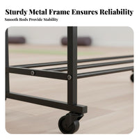 Space Saving Multi-Tier Fitness Equipment Rack Large Capacity Balance Ball Storage Rack Heavy-Duty Frame Multi-Tier Ball Storage Stand Stable Construction for Personal Trainers, Fitness Center