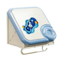 Foldable Wall Art Storage Box Peel-and-Stick-Effortless Installation Foldable Wall Art Shelf Wall Mounted Clothes Holder