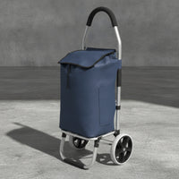 Folding Shopping Cart Heavy Duty Utility Cart with Bag Large Wheel Utility Wagon for Seniors, Farmers Market