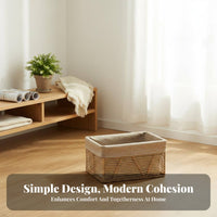 Woven Rope Basket multipurpose Storage container Soft Texture for Nursery, Students