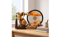 Tabletop Sand Art Ornament Layered Gourd Sand Art Display 3D Landscape for Entryway, Office Desk