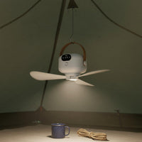 Ceiling Fan Light 3 Speed Settings Home Appliance for Dorm Room, Outdoor Camping