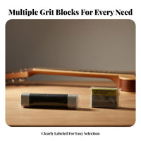 5 Pieces Removes Oxidation Instrument String Rust Remover Restores Luster Fret and String Grit Eraser Portable for Guitarists