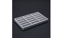 Compartmented Eyeglasses Tray Organized Eyeglass Tray Open-Top Sunglass Organizer Slim-Profile for Retailers, Collectors, Retail Display Cases, Dresser Drawers, Countertop