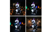 Halloween Dinosaur Inflatable Giant Outdoor Decoration for Homeowners, Yard, Garden