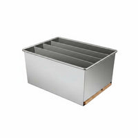 Stainless Steel Knife Box Easy to Clean Commercial Knife Storage Box Space Saving for Chefs