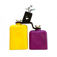 Double-toneTone Percussion Bell Rounded Edges Music Instrument Colorful for Stand Mounting