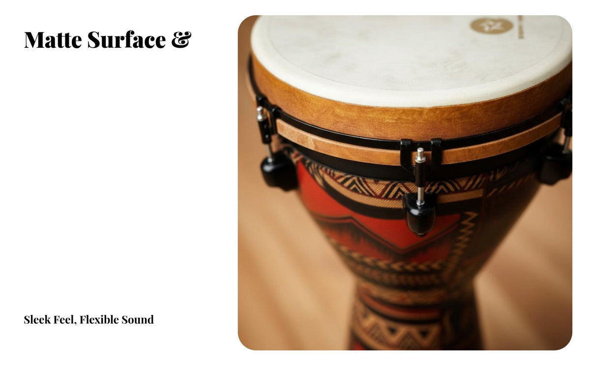 Easy to Learn Djembe Sturdy African Drum High-Quality Sound Percussion Instrument Rope-Tuned for Beginners, Musicians, Home Practice, Jam Sessions, Live Performances, Outdoor Gatherings