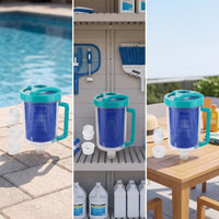 Transparent Inline Leaf Canister with Basket Large-Capacity Pool Cleaner Leaf Canister Heavy-Duty Universal for Swimming Pools