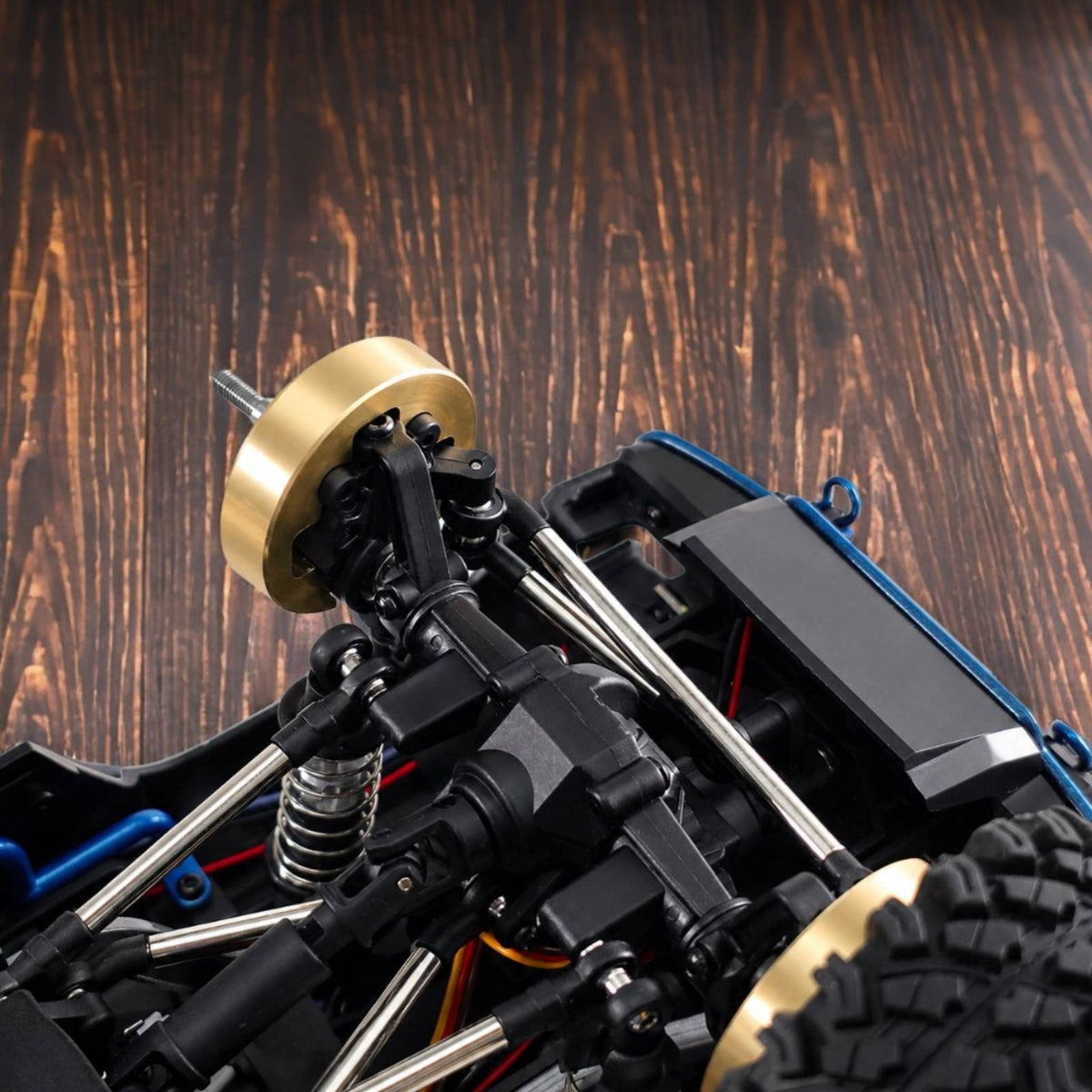 2 Pieces RC Crawler Counterweight Brass Crawler Counterweight Wear Resistant Brass Round Disk