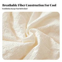 Soybean Fiber Quilt Moisture-Wicking Soybean Protein Filled Comforter for Adults