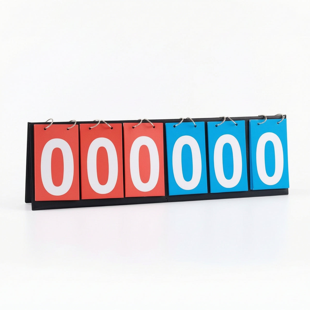 Easy to Read Upright Flip Scoreboard Portable Scoreboard with Stand Sturdy Tabletop Score Flipper Water-Resistant for Referees, Coaches, Schools, Sports Games, Training Sessions