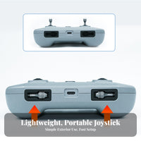 2 Pieces Anti-Slip Grip Drone Controller Joystick Easy Installation Controller Control Thumb Stick Ergonomic Design for UAV Operators