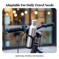 Drill-Tool-Less Installation Cycle Water Bottle Holder Universal Fit Quick Release Bottle Holder Wide Application for Cyclists, Children
