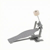 Ribbed Single Bass Drum Pedal Coil-Driven-Loaded Bass Drum Pedal Low-Profile Musical Instrument Part Felt Beater