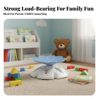 Kids Sensory Swivel Chair Smooth 360° Rotation Rotating Seat for Balance Training Anti-Slip Base Balance Training Chair for Young Children, Indoor