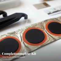 Inner Tube Repair Sticker Set Emergency Repair Bike Tire Repair Sticker Kit Strong Adhesion Bibiking Accessory for Motorcyclists, Commuters