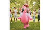 Inflatable Flamingo Costume Novelty Apparel Funny for Halloween