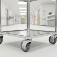 Medical Cart Caster Wheel Floor Protection Threaded Caster Wheel Shock Absorbing for Workshop Equipment