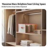Foldable Compartment Box Space-Saving Foldable Compartment storage container Large Capacity