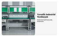 Reinforced Frame Anti-Static Workbench Lockable Drawers Lighted Assembly Table Electronics Repair Desk for Technicians, Engineers, Hobbyists, Factory, Laboratoryoratory Oratory, Garage
