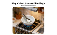 Alloy Material Miniature Realistic Design Dollhouse Cooking Set Collectible Item for Collectors, Hobbyists, Pretend Play, Room Box