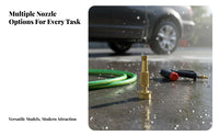 Long-Lasting Car Wash Spray Head Multi-Purpose High Pressure Hose Nozzle Rust Resistant Quick Connect Water Nozzle Leak-without Leaks for Gardeners, Window Washing, Patio Cleaning