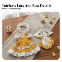 1/6 Scale Doll Outfit Aesthetic Doll Dress Set Includes Headwear for Hobbyists