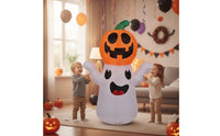 Specters with Pumpkin Head Inflatable Specters with Pumpkin Lighted Decorations for Yard, Lawn