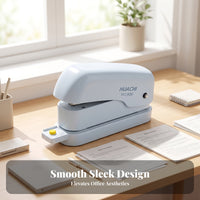 Single-Hand Notebook Page Punch Glossy Finish Binding Binder Punch Portable Paper Hole Puncher Long-Lasting