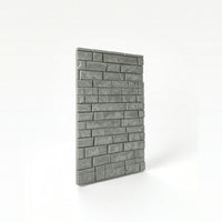 Textured Miniature Brick Wall Realistic Miniature Wall Panel Small Dollhouse Wainscoting Panel Rectangular for Hobbyists, Crafters, Diorama