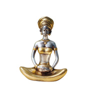 Gold Meditation Figurines