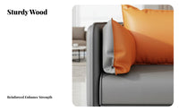 Modern Aesthetic Office Sofa and Table Set Minimalist Design Reception Seating Padded Armrests Commercial Furnishing Long-Lasting Comfort for Interior Decorators, Business Professionals, Visitors, Waiting Room
