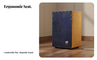Percussion Box Wooden Construction Percussion Box Drum Internal Snare Cords Percussion Instrument for Percussionists, Street Musicians