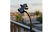 Guitar Headstock Phone Clamp 360° Rotation Guitar Phone Holder Hands Flexible Smartphone Stand for Guitarists, Content Creators, Video Filming