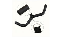 Curved Bar with Hanging Strap Non-Slip Curl Bar Attachment Long-Lasting Cable Machine Attachment with Carabiner Compact for Athletes