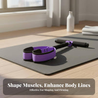 Pedal Resistance Band High Foot Pedal Pull Rope Lightweight & Portable Sit-up Pull Rope for Beginners, Home, Gym, Office