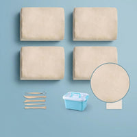 Pottery Clay Kit for DIY Crafts - Air Dry Modeling Clay for Students and Artists - No-Bake Sculpting Tools Set