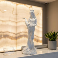 Deity of Fortune Statue European Design Fortune Deity Figurine Cornucopia Deity Decoration Prosperity Symbol House Decoration