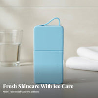 Silicone Cryotherapy Facial Tool Cooling Effect Reusable Face Cryotherapy Facial Tool Leak-Leak-Resistant Design Facial Cooling Tool for Travel