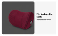 Car Headrest Neck Pillow Multi-Season Comfort Car Headrest Pillow Breathable Cover Memory Foam Neck Rest for Commuters, Daily Commute, Road Trips