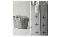 Portable Collapsible Laundry Basket Breathable Plastic Laundry Basket Multi-Use Foldable Hamper Long-Lasting for Closet Organization