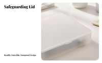 Teether Carrying Case particle-resistantresistant Transparent Hinged Box Easy to Clean for journeys