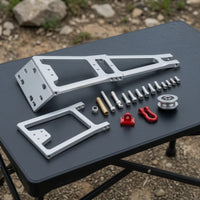 Assist Trailer   Mount Adjustable   Mount with Tow Hook Heavy-Duty Crawler Bracket for Scale Trail Rigs
