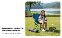 Foldable children's creaturethese chairsed Seat Portable creaturethese chairsed kids' Chair Lightweight Outdoor Furniture Sturdy Frame for Girls, young children, Parents, Camping, Fishing, al fresco dinings, Beach