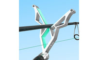 Lure Fishing Rod Holder Foldable Y-Shaped Rest Rod Rest Aluminum Fishing Bracket Easy Installation Adjustable Pole Bracket