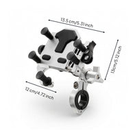 Handlebar Phone Mount Anti-Vibration Handlebar Phone Holder Shock-Absorbing